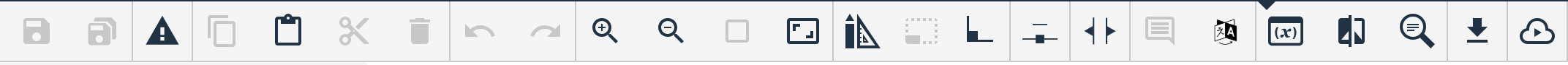 210 design bpmn menu bar
