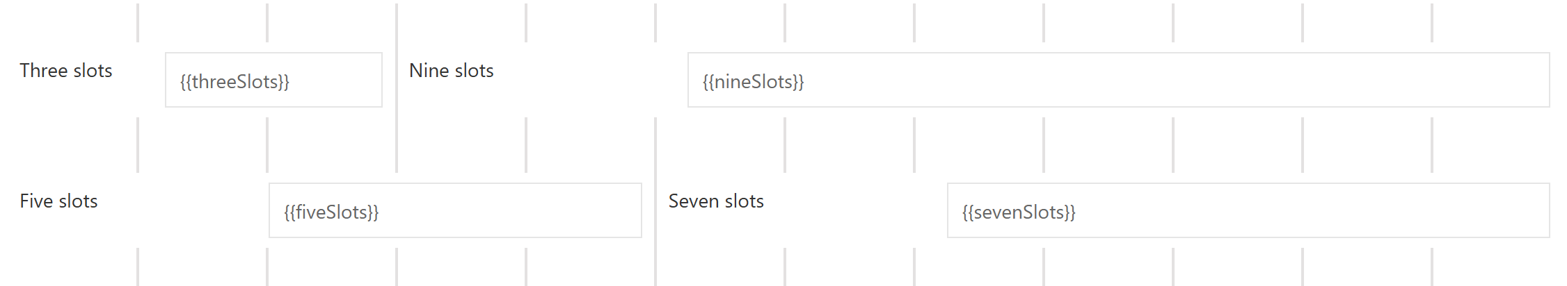 510 design form drawing area slots