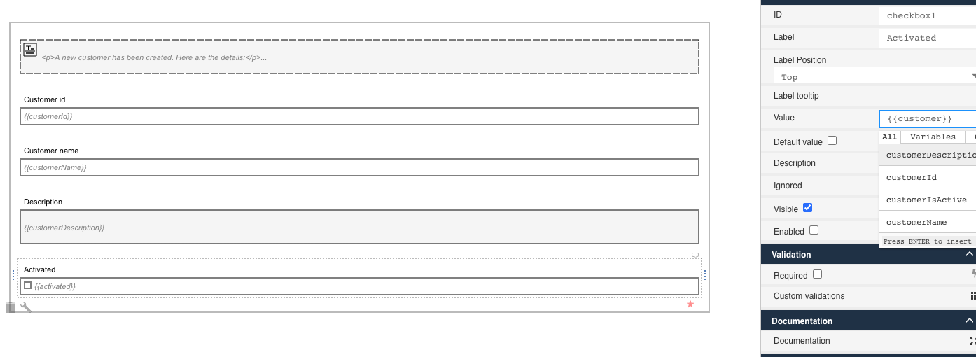 Case User Task Form